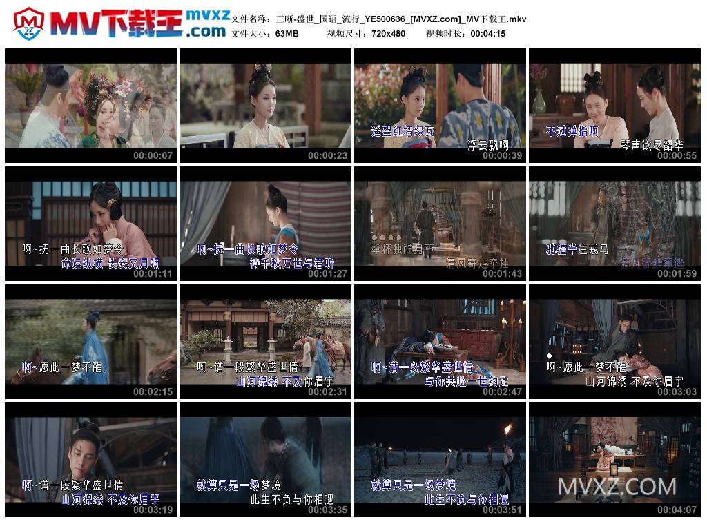 王晰-盛世_国语_流行_YE500636